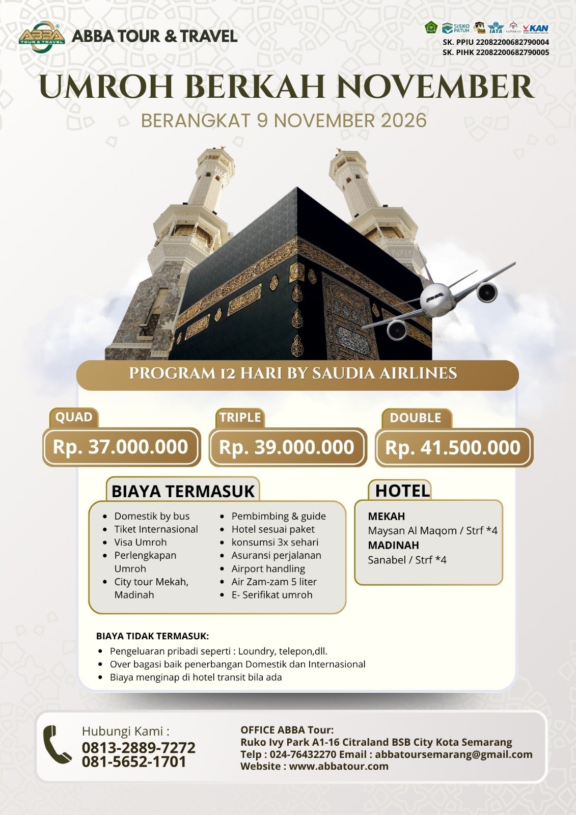 Umroh Berkah November 2026
